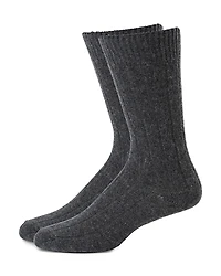 The Men's Store at Bloomingdale's Cashmere Blend Crew Socks, Pack of 2 - Exclusive