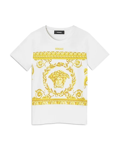 Versace Unisex Garland Medusa Jersey Tee - Big Kid
