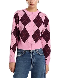 525 Maxine Argyle Cardigan Sweater