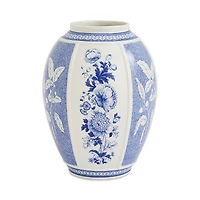 Spode Blue Italian British Flowers Vase, 10