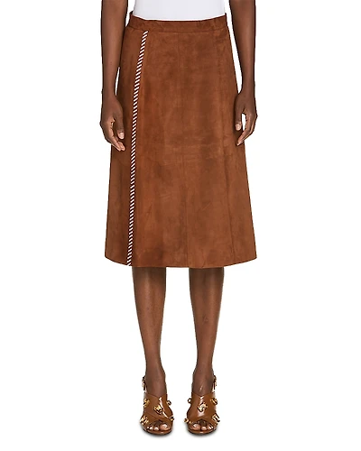 Marni Suede A Line Skirt