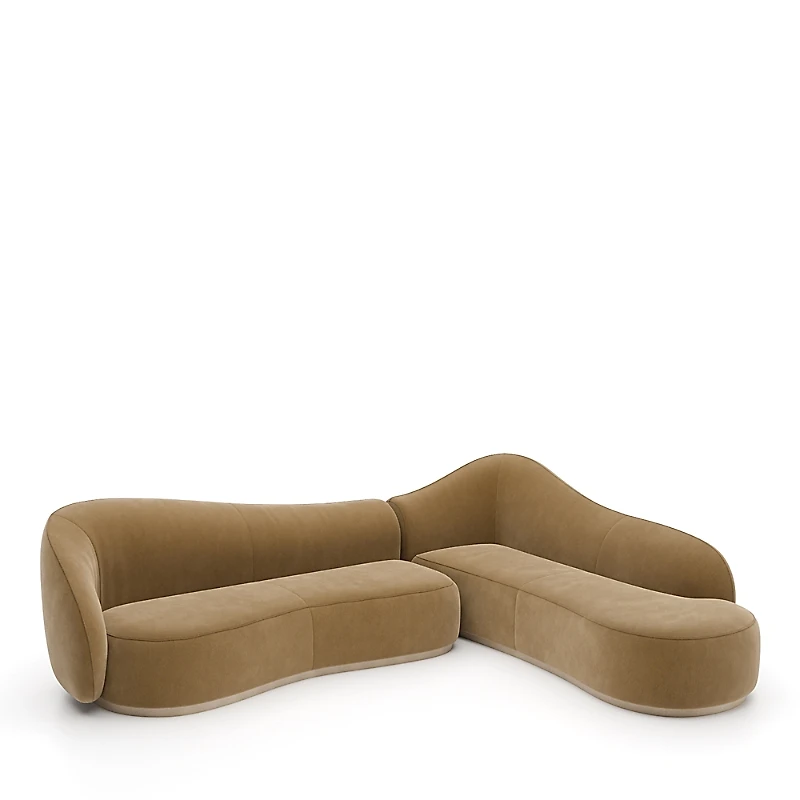 Caracole Kalahari 2 Piece Sectional Sofa, Right Arm Facing