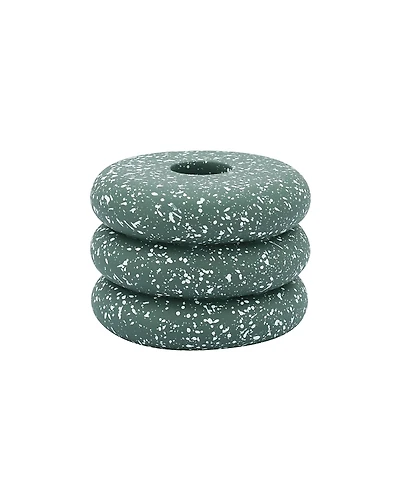 Tov Furniture Gabby Speckled Stacked Candleholder