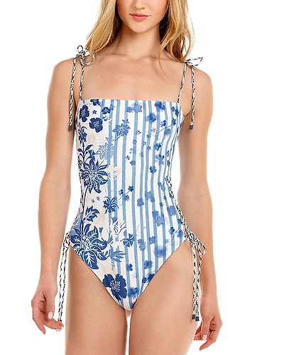 Agua Bendita Posh Batik Reversible One Piece Swimsuit