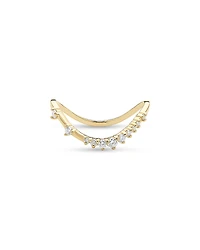 Lana Jewelry 14K Yellow Gold Diamond Curved Constellation Ring
