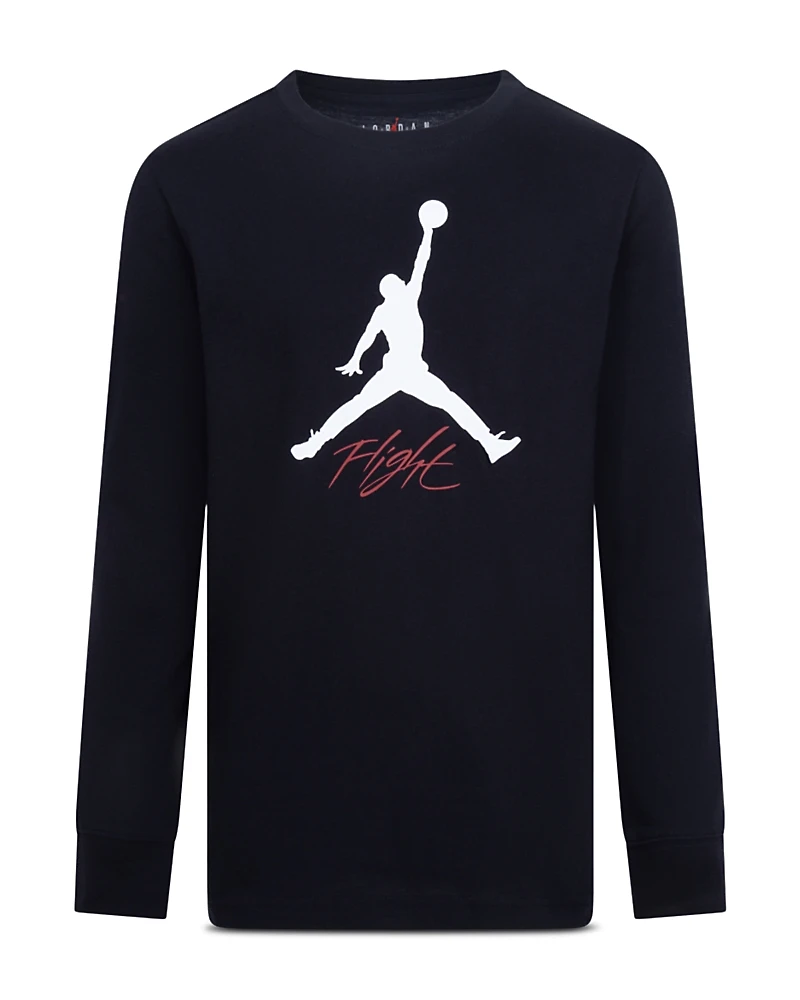 Jordan Boys' Baseline Flight Long Sleeved Tee - Big Kid