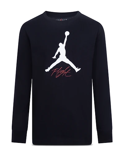 Jordan Boys' Baseline Flight Long Sleeved Tee - Big Kid