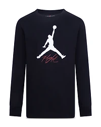 Jordan Boys' Baseline Flight Long Sleeved Tee - Big Kid