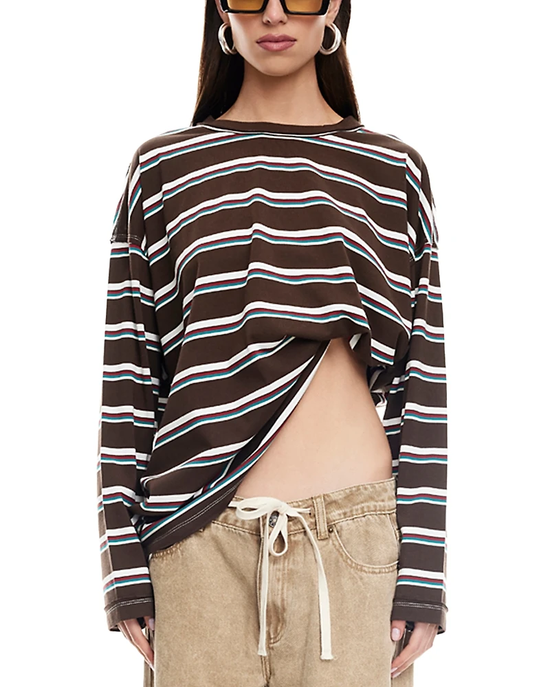 Lioness Horizon Asymmetric Long Sleeve Top