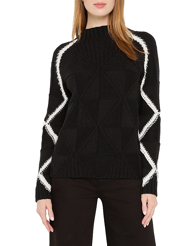 Nic+Zoe Dashing Diamonds Sweater