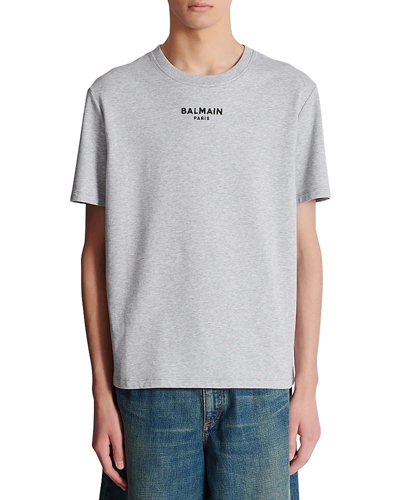 Balmain Crewneck Logo Tee