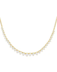 Ef Collection Diamond Graduated Choker Necklace