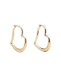 kate spade new york Amour Heart Hoop Earrings