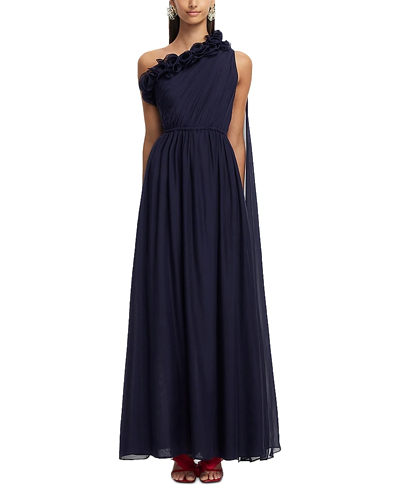 Leo Lin Jenni One Shoulder Maxi Dress