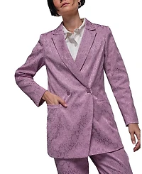 Wildfang The Empower Jacquard Double Breasted Blazer