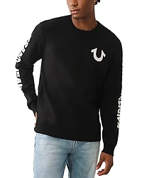 True Religion Long Sleeved Tr Logo Sweater