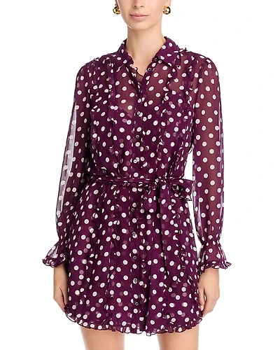 Cinq a Sept Camille Polka Dot Dress
