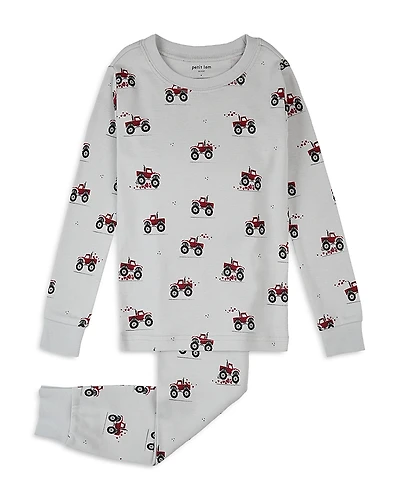 petit lem Boys' Monster Truck Print Pajama Set - Little Kid