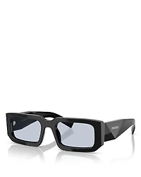 Prada Symbole Rectangular Sunglasses, 53mm