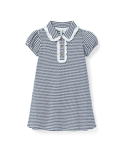 Janie and Jack Girls' Textured Striped Dress - Little Kid, Big Kid