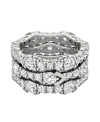Vrai 3 Row Pave Ring