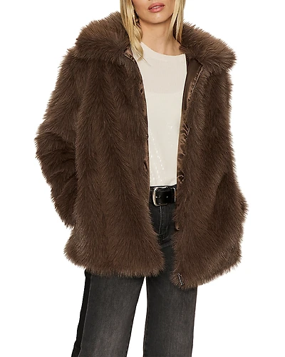 Sanctuary Carmen Faux Fur Coat