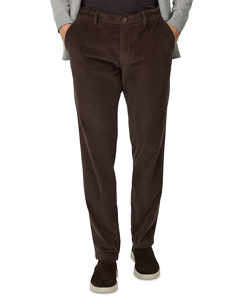 Boggi Milano Slim Fit Stretch Garment Dyed Pants