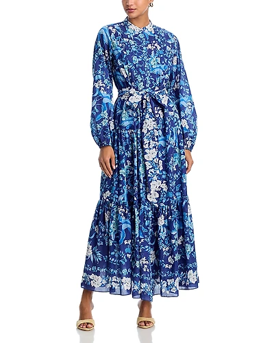 Kobi Halperin Zariah Pleated Tie Waist Dress