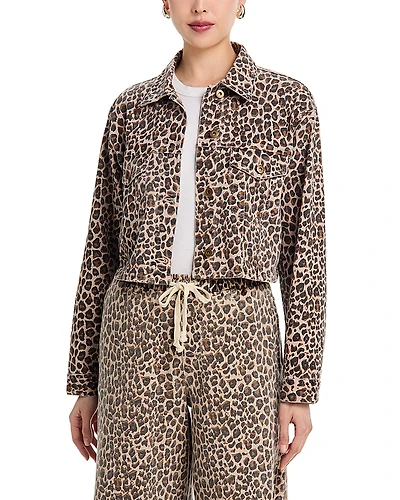 Vintage Havana Stretch Denim Crop Jacket