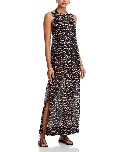 Staud Yuca Low Back Cover-Up Dress