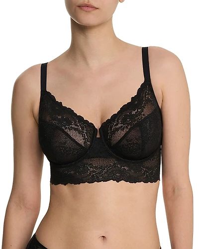 Natori Heavenly Full Coverage Longline Lace Underwire Bra