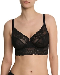 Natori Heavenly Full Coverage Longline Lace Underwire Bra