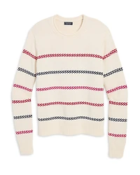 Vineyard Vines Katie Cotton Multi Stripe Sweater