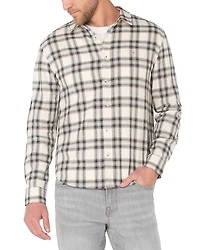 Liverpool Los Angeles Long Sleeved Curved Yoke Regular Fit Button Down Shirt