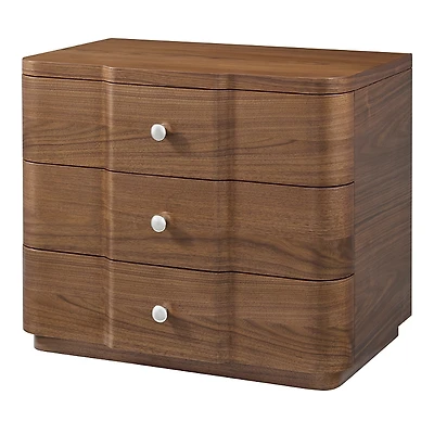 Theodore Alexander Coronet Walnut Nightstand
