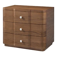 Theodore Alexander Coronet Walnut Nightstand