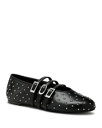 Stuart Weitzman Women's Sostud Mary Jane Ballet Flat