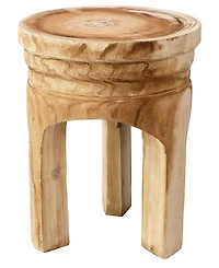 Jamie Young Mesa Natural Wood Side Table