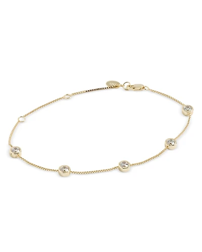 Shashi Emily Cubic Zirconia Station Bracelet