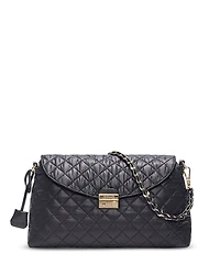 Mz Wallace Crosby Lock Medium Quilted Shoulder Bag