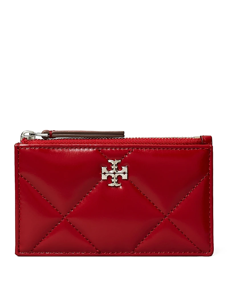 Tory Burch Kira Diamond Quilt Zip Card Case