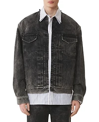 Lanvin Loose Fit Washed Denim Jacket