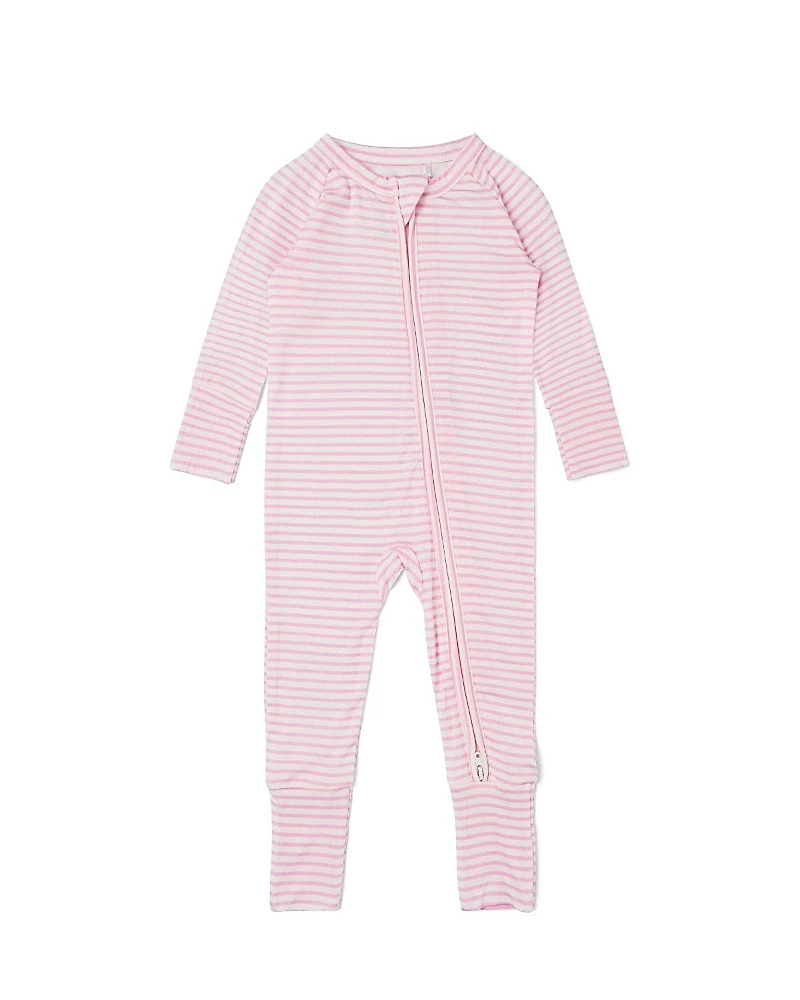 Motette Girls' Ballet Stripe Bamboo Sleeper - Baby