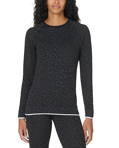 Sweaty Betty Animal Crewneck Base Layer Top