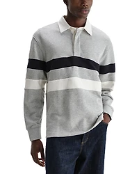 Wax London Rowhill Long Sleeve Rugby Shirt