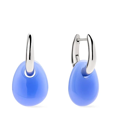Ana Luisa Kayla Blue Silver Drop Earrings