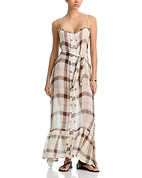 Lisa Marie Fernandez Belted Cover-Up Dress