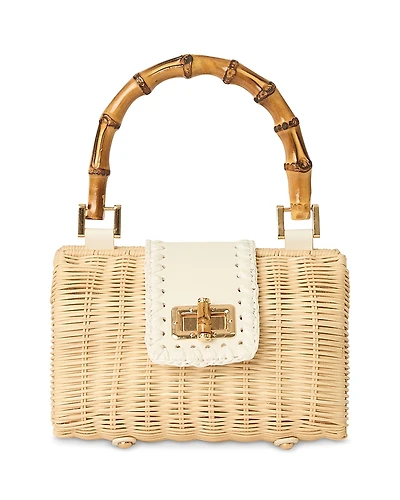 Btb Los Angeles Brandi Mini Rattan Bag