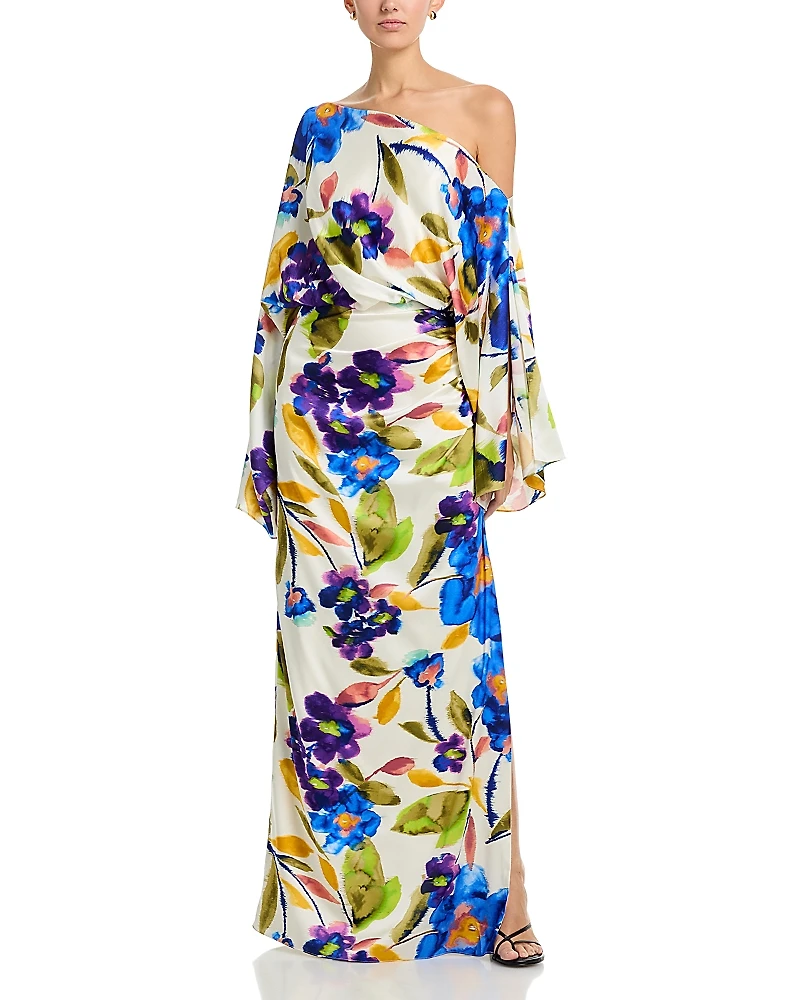 Ramy Brook Noel Silk Blend Maxi Dress