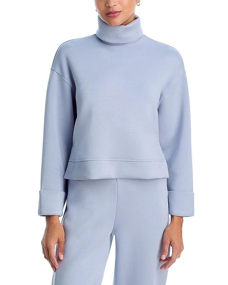 Spanx AirEssentials Cropped Turtleneck Sweatshirt
